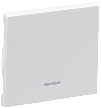 LEGRAND, SEANO Wippe für beleuchtete Wechselschalter, Taster und Kreuzschalter, Schalterabdeckung, Wippenplatte, Farbe: Ultraweiß, 765107