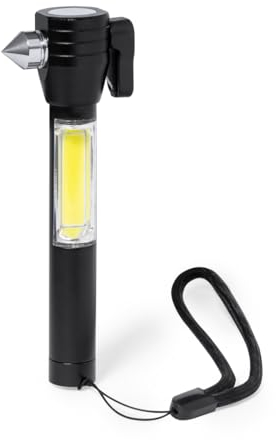 Begoon Marteau vitre Voiture – Brise Vitre – Coupe Ceinture Cutter – Lampe Torche – 3 en 1 (Style4)