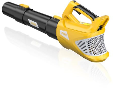 VERVEWAVE Cordless Leaf Blower for Dewalt 20V Max Battery (No Battery), Electric Leaf Blower Cordless Up to 500CFM with 5-Speed Mode, Powerful Leaf Blower for Lawn Care Dust/Snow Blowing (Tool Only)