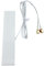 WiFi 7 Antenne Dual Band WiFi 6E Bewegliche Antennen Magnetfuß RP-SMA Stecker für PC Desktop Computer Motherboard WiFi Wireless Network WiFi Router WiFi7 mit 0,8 m Verlängerungskabel Weiß