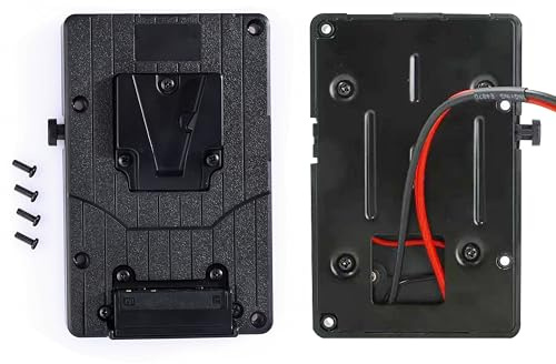 LSYRIA V-Lock V Mount a Gold Mount Battery Adapter Plate Converter compatibile con tutte le batterie V Mount, fai da te