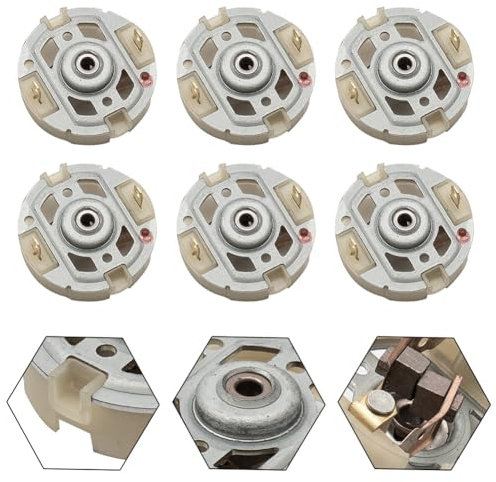 Ersatz 6 stücke Bohrmaschine Motor Kohlebürsten Halter Werkzeug Zubehör for RS550 Lichtmaschine DC/AC Motor Hohe Spannung Motor power Tools