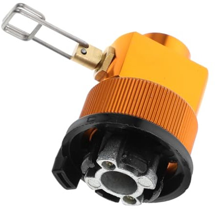 BESPORTBLE Adapter Für Aufblasventil Regleraufhänger Ofenheizungen Fülldüsen Kaminöfen Retro-heizung Fülladapter Reise-teekessel Herd Nachfüllen Adapter Für Gasventile Golden Zinklegierung