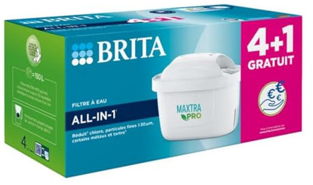 SOS Accessoire Cartucce filtranti 4+1 maxtra pro all in 1 per vari piccoli domestici BRITA 1050416