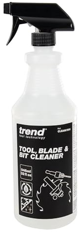 Trend Tool, Blade & Bit Cleaner, 946ml, Resin, Pitch & Rust Remover, Safe Non-Toxic Formula for Workshop Tools, CLEAN/900