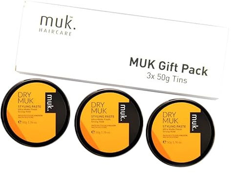 Dry MUK Ultra Matte Styling paste Triple Pack - 3 xc 50G Pots