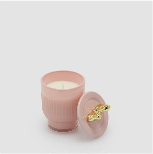 EDG Enzo De Gasperi Candela Fiocco D7xH11 cm 3 varianti (1 unità) FRAGRANZA: Rose Water