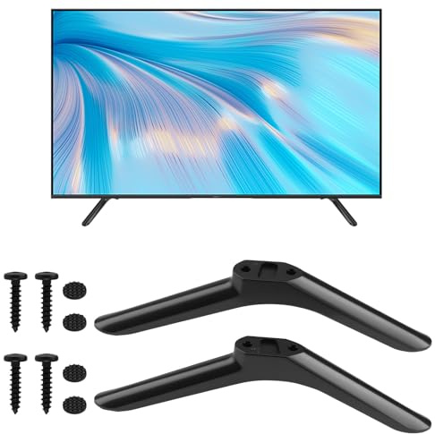 1 Pair 32 Inch TV Stand Legs for Samsung TV Legs with Screws | Legs Replacement for Samsung, Suitable for New Setup in Your Living Room, Bedroom, Or for Replacing a Damaged Base