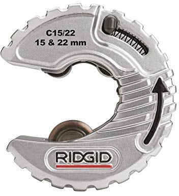 Ridgid 57018 Modell C15/22 mm engstehender Kupferrohrschneider, C-Stil, 15-22 mm