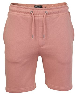 BRAVE SOUL Mens Jogger Shorts Tarley' Sports Training Summer Gym Pants (Winter-Pink) XL