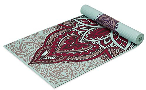 Gaiam Zara Rogue Yogamatte, wendbar, extra dick, rutschfest, für alle Arten von Yoga, Pilates und Bodentraining, 6 mm