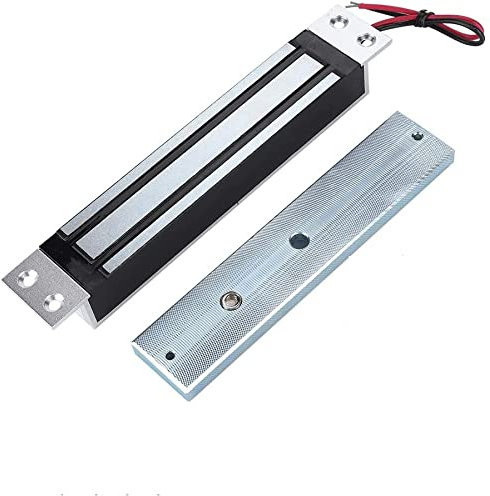 Holding Force DC12V 280kg/600Lbs Electric Magnetic Lock for Door Access Control System, Electromagnet Lock Secure Fail-Safe NC Mode