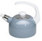 Riess, 0543-065, Flötenkessel Plus, CLASSIC- PURE GREY, Inhalt 2 L, Durchmesser 18.4 cm, Emaille, Induktion