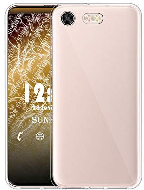 Sunrive Kompatibel mit Sony Xperia XZ2 Compact Hülle Silikon, Transparent Handyhülle Schutzhülle Etui Case (TPU Kein Bild)+Gratis Universal Eingabestift MEHRWEG