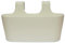 Design 1x Blumentopf Pflanzenkübel für Geländer/Balkon hängend Pflanztopf Blumenkasten in der Farbe Weiss mit integrierter Wasserauffangschale