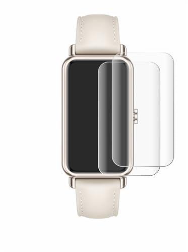 brotect Protection Intégrale 3D Incurvé pour Huawei Watch Fit mini (2 Pièces) - Couverture Complète, Film Protection Écran
