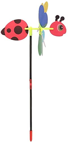 GIVBRO Windrad Windmühle Dekorationen Party Garten Windrad Taube Vogelschreck Maulwürfe Abschrecken Maulwürfe 1 Stück zufällige Farbe