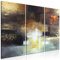 decomonkey Akustikbild Premium Abstrakt 120x80 cm 3 Teilig Kunst Akustikpaneele Akustikdämmung Schallschlucker Schallabsorber Schalldämmung Akustikplatten Wandbild Schallschutz Leinwand Modern