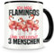 Samunshi® Flamingo Tasse mit Spruch Ich mag Flamingos Geschenk für Flamingo Fans Kaffeetasse Lustige Tassen zum Geburtstag