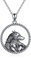 ONEFINITY Wolf Halskette Mädchen umarmt Wolf Anhänger Sterling Silber Wolf Schmuck Geschenke für Frauen Ehefrau Freundin