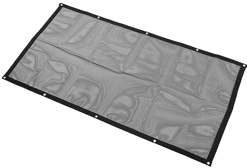 X AUTOHAUX Hundenetz Auto Schutznetz Barriere Trennnetz Universal Haustier Sicherheitsnetz 2 Verstellbaren Gepäckgurten mit 4 Haken 115x62cm