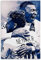 Enartly Poster auf Leinwand drucken Neymar UND MBAPPE Großartiger Fußballspieler, dekorative Wohnzimmer 50x70cm Kein Rahmen