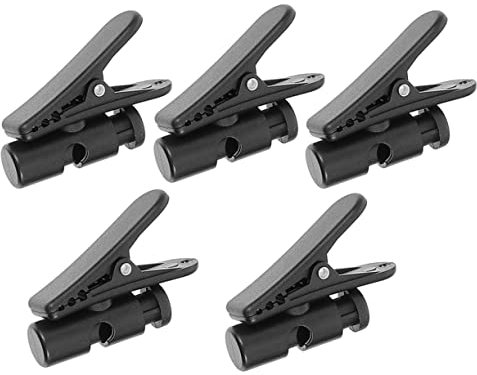 Mikinona 5pcs Earphone Cord Clip Headphone Wire Organizer Practical Microphone Fixing Clips for Wired Earphones Easy to Use Store for Everyday Convenience