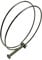 185-200mm Double Wire Screw Hose Clamp Stainless Steel for Ducting & Heating & Ventilation x1