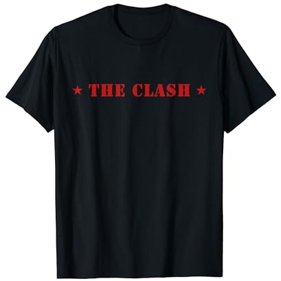The Clash - Logo mit Sternen T-Shirt