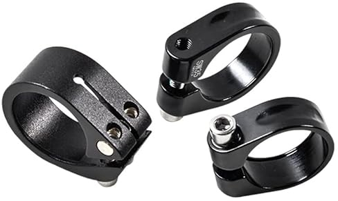 ASMEIR Sattelklemme 1 Pcs Fahrrad Sattelstütze Klemme 31,8/34,9/37mm Fahrrad Sattelstütze Rohrschelle Aluminiumlegierung MTB Mountain Road Fahrrad Sattelrohr Clip Sattelkloben (Size : 37mm)