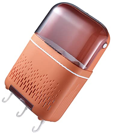 DOITOOL Estante De Almacenamiento De Cubiertos Organizador De Utensilios Con Tapa Cajón Organizador Con Tapa Organizador De Baño El Plastico Sin Puñetazos Bandeja De Almacenamiento