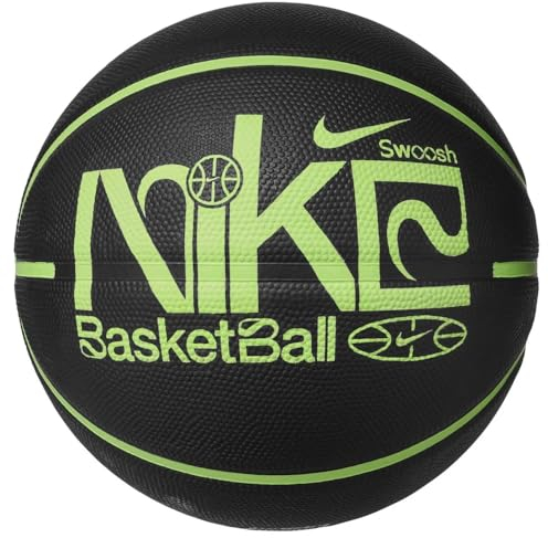 Nike Everyday Playground 8P Graphic Basketball aus Gummi in der Farbe Black/Lime Blast/Lime Blast/Lime Blast, Größe: 5, N.100.4371.060.05