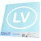 INDIGOS UG Aufkleber - Autoaufkleber - JDM - Die Cut - Auto - 300x164 mm - Lettland LV - weiß - Heckscheibe - Heckscheibenaufkleber - Sticker - Tuning