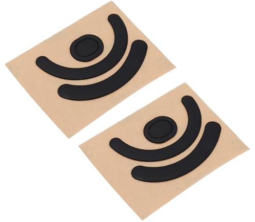 SG Store 2 Sets Anti-Rutsch-Mausfüße Pads Abgerundete Kanten Maus Füße Pad Maus Zubehör Kompatibel mit Logitech G403 G603 G703 PTFE Maus Bottom Glide Pads, Schwarz