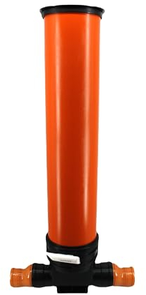 Megaa store KG Kontrollschacht DN 315/ Anschlüsse 160-125-110 Höhe 0,5m bis 2m Revisionsschacht Abwasserschacht Schacht Rohr, Deckel, Komplett SET mit Gleitpaste 250g (Rohr 1,5m, 2 x DN110)