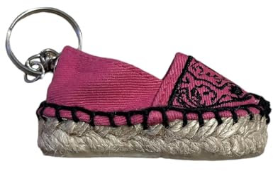 MIBANDERA Porte-clés drapeau de l'Espagne, porte-clés homme, femme, drapeau de l'Espagne. Porte-clés voiture moto, Espadrilles taureaux drapeau, Taille Unique