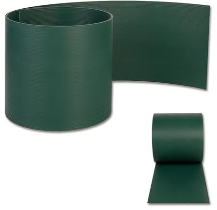 XINZI Garten Sichtschutz Zaun 250x19cm Hart PVC Doppelstabmattenzaun Dekorative Sichtschutzstreifen Zäune Gartensichtschutz für Patio Balkon Hof Doppelstabmatten (25m, Grün)