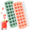 Molde de Corazon Silicona, 2 Piezas Moldes para Hacer Gominolas,Mini Moldes de Silicona Caramelo, para Chocolate,Gummy,Caramelo,Galleta