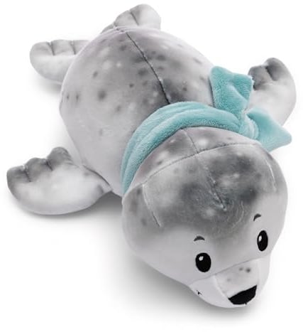 NICI Kuscheltier Seehund Bente 34cm grau - Stofftier aus weichem Plüsch, niedliches Plüschtier zum Kuscheln und Spielen, für Kinder & Erwachsene, tolle Geschenkidee - 61287
