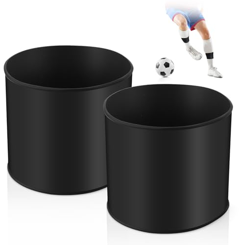 VMUTGA 1 Paar Schienbeinschonerhalter, Silikon Stutzenhalter Fussball Schwarz Schienbeinschoner Band Abwaschbar rutschfest Fußball Sachen Fußball Schoner Zubehör für Erwachsene Kinder Herren Damen