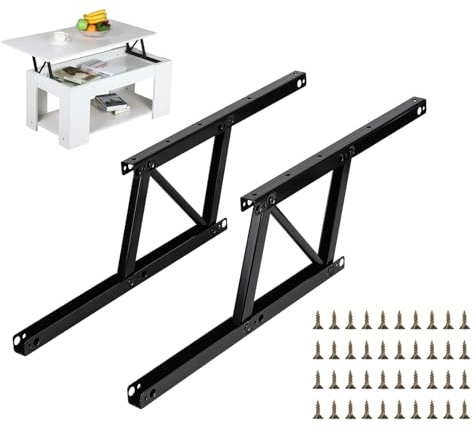 SWAWIS 1 Paar Klapptisch Scharnier Lift Up, Feder Lift Up Möbelscharniere mit Schrauben, Multi Funktion Klapp Lift up Feder Scharniere für Couchtisch Schreibtisch