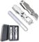 Ultra Wide Jaw Opening Nail Clippers, German Nail Clippers for Men, Telescopic Nail Clippers, Toenail Clippers for Seniors, Portable Ultra Sharp Nail Clippers, Anti Splash Nail Clipper (Silver A+B)