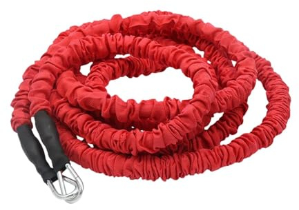 Pegciuho Power Widerstandsband Set für Athletiktraining Und Schnelligkeitsübungen, Rot 50lb