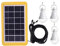 Panneau solaire solaire en intérieur Lumière solaire Panneau 3 ampoules LED avec câble USB rechargeable pour le couloir chaud du salon extérieur intérieur