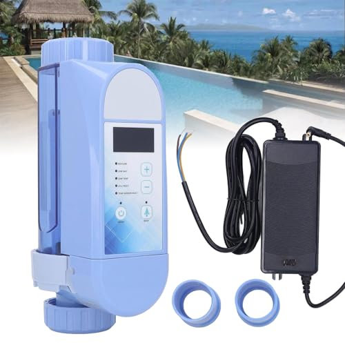 XNYXLPP Générateur de Chlore au sel, générateur de Chlore au sel électrolytique 4/8/12/16/20 g/h, chlorateur de Piscine pour Piscine (4g/H)