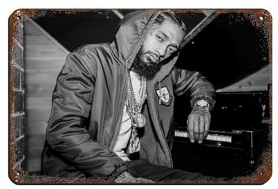 Nipsey Hussle HD-Poster (14) Blechschild, Vintage, Metall, Pub, Club, Café, Bar, Zuhause, Wandkunst, Dekoration, Poster, Retro, 20 x 30 cm
