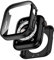 Kawoco 2 in 1 Wasserdichtes Hülle für Apple Watch Series 6/5/4/SE/SE2 40mm mit Eingebaut Kratzfest Gehärtetes Glas Schutzfolie, HD Hochempfindliche Schutzhülle für iwatch 40mm, Schwarz
