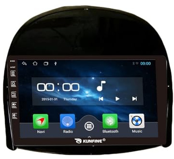 Car CarPlay Android Auto Navigation Stéréo GPS Radio Caméra arrière Display 9 IPS Touchscreen Headunit Tablet Pad Lecteur multimédia pour Renault Koleos 2009-2016, Quad Core 2G+64G