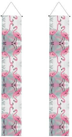 Rosa Flamingo Graduation Party Banner - Ein vielseitiges Banner für den Innen- und Außenbereich, perfekt für eine Vielzahl von Abschlussfeiern