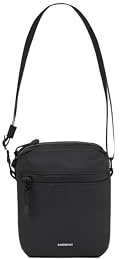 Sandqvist Stream Shoulder Bag Black 1L – Waterproof Crossbody Bag in Recycled materials
